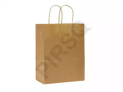 Brown Paper Bag With Handle | W-12 CM X L-50 CM X H-52 CM
