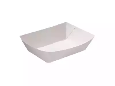 White Paper Tray | With Logo | W-4" X L-4" X H-1.5"