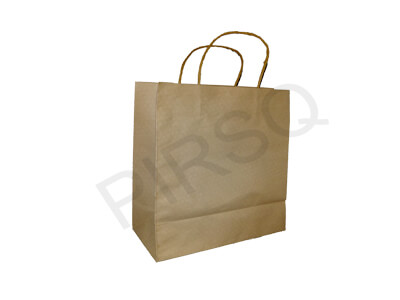 Paper Bag with Handle | W-12 CM X L-24 CM X H-27 CM Image