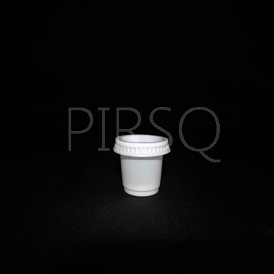 Plastic Round Container With Lid | 25 ML Image