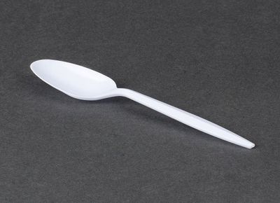 Plastic Spoon | White Color Image