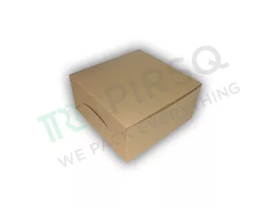 Paper Box Brown Color | 10" X 10" X 4"
