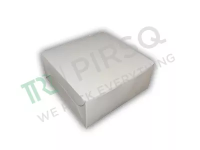 Paper Box White  Color | 10" X 10" X 4"