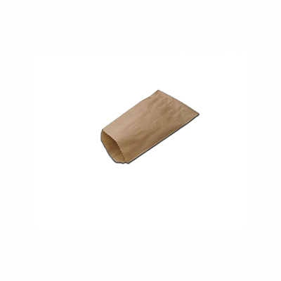 Brown Kraft Paper Bag | Flat | L-10 CM X W-6 CM Image