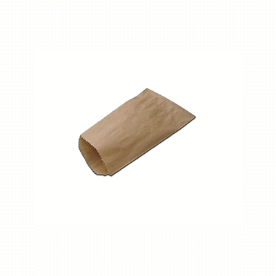 Brown Kraft Paper Bag | Flat | L-14 CM X W-9 CM Image
