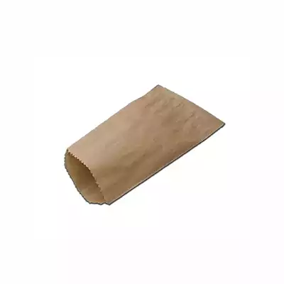 Brown Kraft Paper Bag | Flat | L-19 CM X W-13 CM
