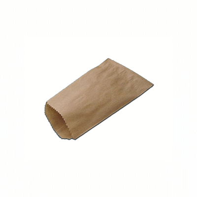 Brown Kraft Paper Bag | Flat | L-22 CM X W-14 CM Image