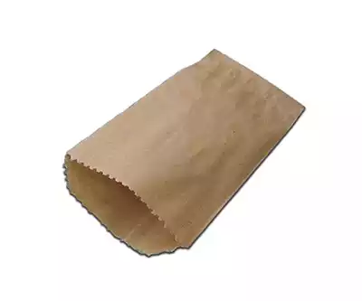 Brown Kraft Paper Bag | Flat | L-21 CM X W-17 CM