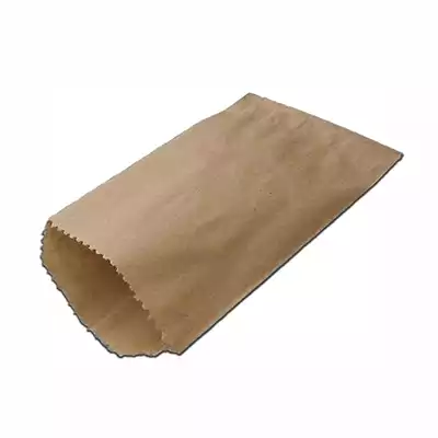 Brown Kraft Paper Bag | Flat | L-21 CM X W-30 CM