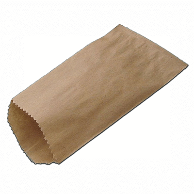 Brown Kraft Paper Bag | Flat | W-54 CM X L-36 CM Image