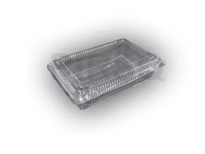 Transparent Sweet Box with lid | Square | 250 Grams