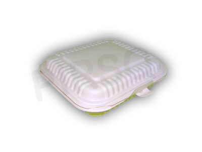 Cornstarch Food Container | 3 Compartment Image