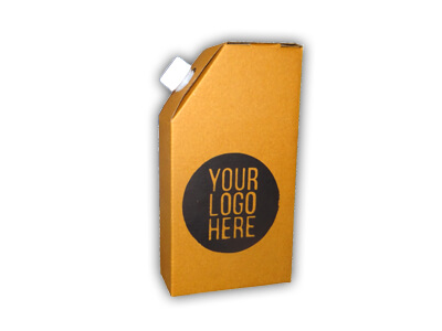 Chai Flask With Logo | Brown | 750 ML Image