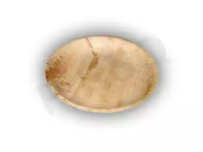 Areca Leaf Round Deep Plate | 10 INCH