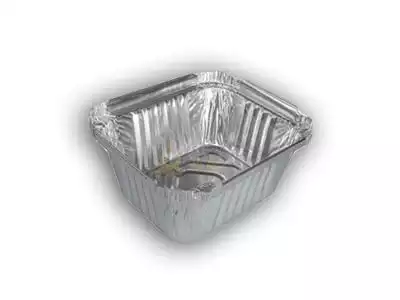 Aluminium Food Container | Square | 120 ML