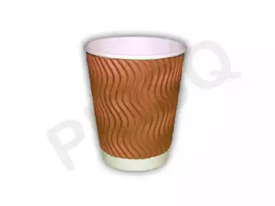 Rippled Paper Cup | 350 ML