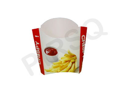 Plain Printed French Fries Paper Pouches, Capacity: 250g