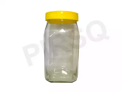 Honey Glass Jar With Plastic Lid | 1 KG