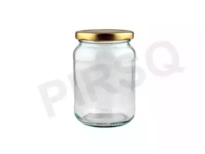 Honey Glass Jar With Lid | 500 ML