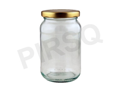 Pickle Glass Jar With Lid | 400 ML Image