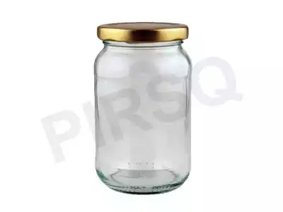 Pickle Glass Jar With Lid | 400 ML