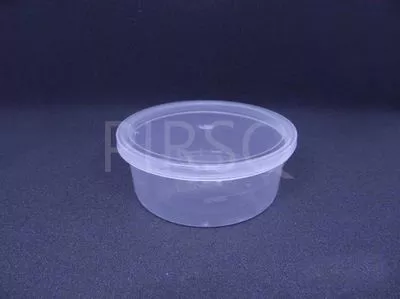 Transparent Round Plastic Container With Lid | Good Quality | 100 ML