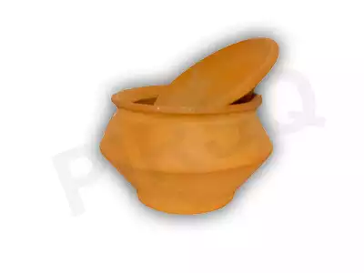 Biryani Clay Pot With Lid | 800 ML