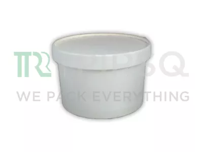 Paper Container With Paper Lid | 500 ML