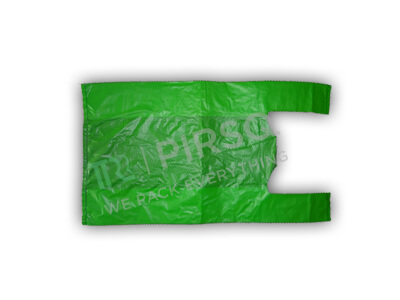 Biodegradable Carry Bag | Green | W-10" X L-20" Image