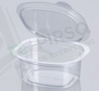 TRANSPARENT PLASTIC DIP BOWL WITH LID | 50 ML Image