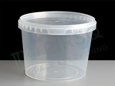 TAMPER PROOF PLASTIC CONTAINER WITH LID | 750 ML Image