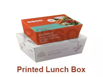 Printed Lunch Box | Paper Box | 300 GSM | 500 ML