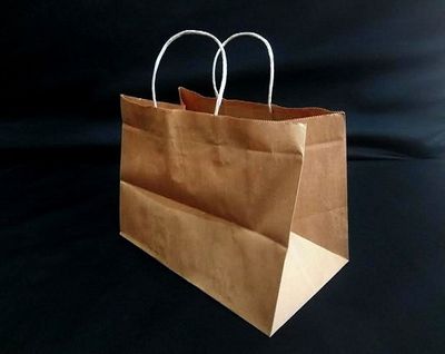 Good Quality Brown Paper Bag With Handle | 500 Gram Image