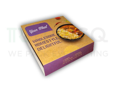 Paper Sleeve With Multicolor Logo | W-7" X L-7" Image