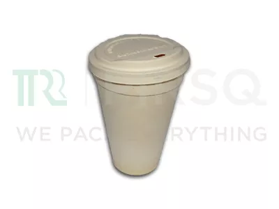 Cornstarch Cup With Lid | Eco Friendly | 350 ML