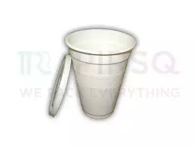 Cornstarch Cup With Lid | Eco Friendly | 350 ML