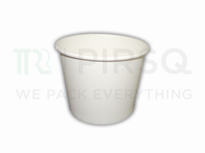 Ice Cream Tub | White | 500 ML Image