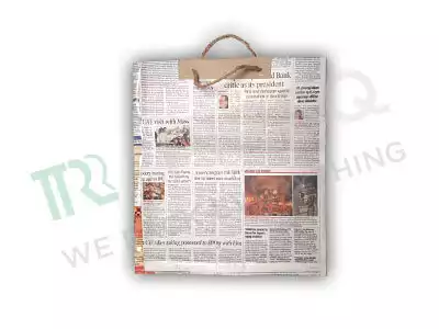 Newspaper Bag With Handle | H-13.5" x W-12"