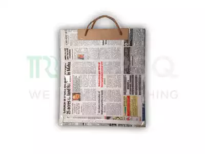 Newspaper Bag With Handle | H-11.5" x W-10.5"