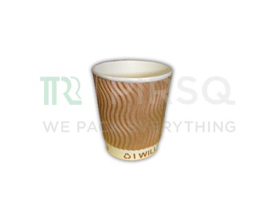 Rippled Paper Cup | 150 ML Image