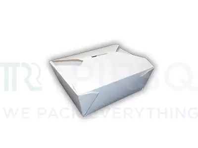 Paper Meal Box | Wok Box | L-7.5" X W-5.5" X H-3.5"
