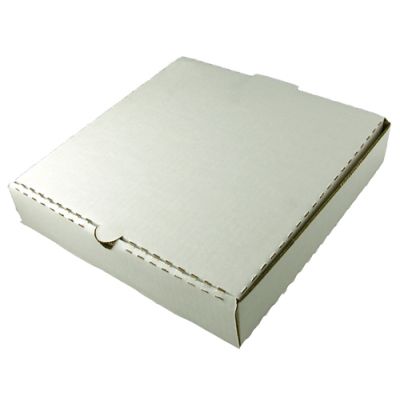 White Corrugated Pizza Box | 7 INCH Image