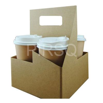 Cardboard Cup Holder | 4 Cup Image
