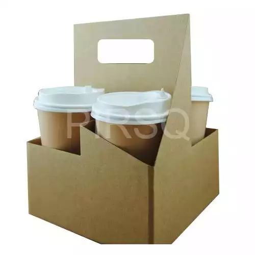 Cardboard Cup Holder | 4 Cup