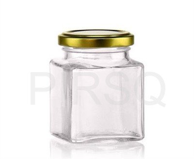 Square Glass Jar 280 Gram Image