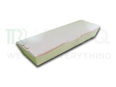 White Cake Roll Box | Food Grade | W-4" X H-2" X L-11" Image