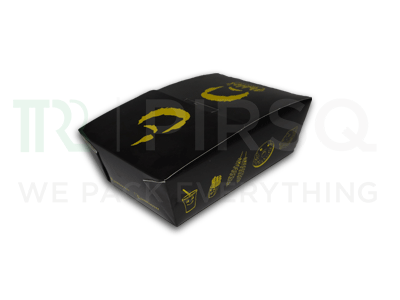 Noodle Box With Logo| L-5.5" X W-4" X H-2" Image