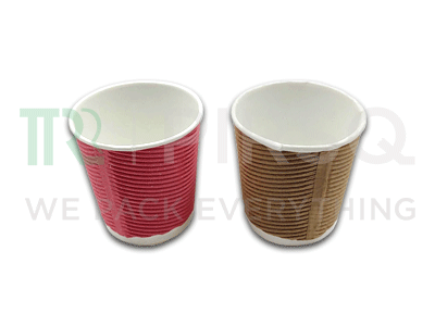 Small Rippled Paper Cup | 120 ML Image