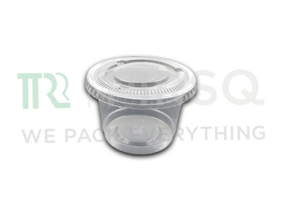 PLASTIC DIP BOWL WITH LID | 150 ML Image