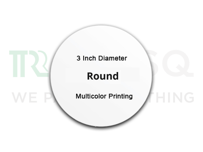 Paper Stickers | Round | 3 Inch Diameter Image